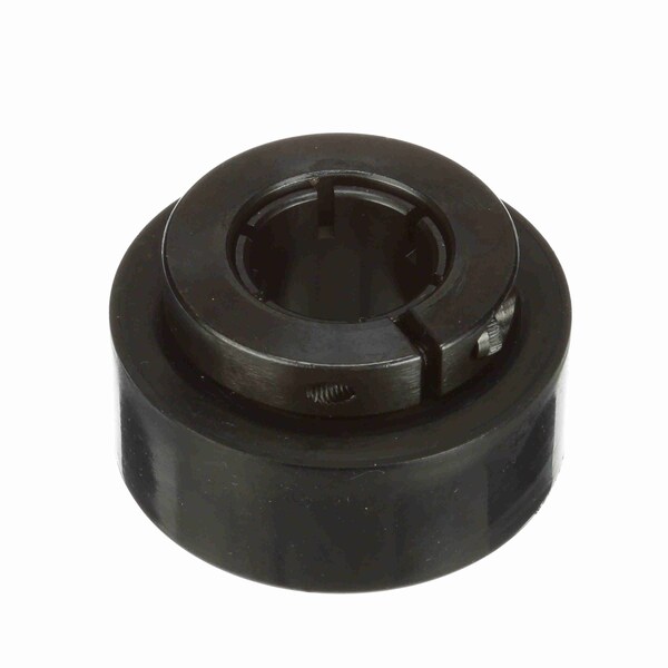 Mounted Rubber Rubber Mounted Cylindrical Cartridge Ball Bearing, 52100 Bearing Steel, Concentric